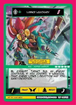 Lubber Legionary — Terraform #098/165 · Shard Bugs