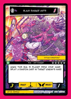 Black Ranger Ants — The Bug-inning: 1st Edition #015/110 · Shard Bugs