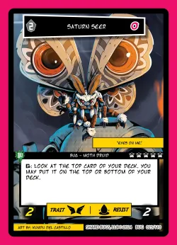 Saturn Seer — The Bug-inning: 1st Edition #023/110 · Shard Bugs