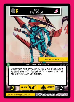 Toki the Brave — The Bug-inning: 1st Edition #029/110 · Shard Bugs