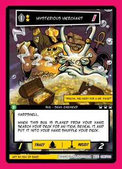 Mysterious Merchant — The Bug-inning: 1st Edition #036/110 · Shard Bugs