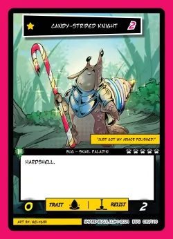 Candy-Striped Knight — The Bug-inning: 1st Edition #039/110 · Shard Bugs