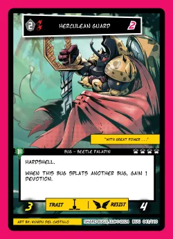Herculean Guard — The Bug-inning: 1st Edition #041/110 · Shard Bugs