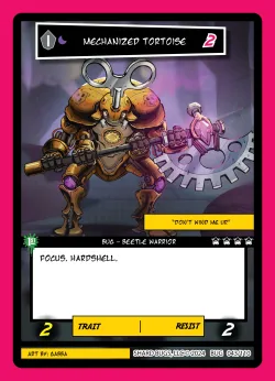 Mechanized Tortoise — The Bug-inning: 1st Edition #043/110 · Shard Bugs