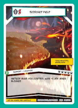 Scorched Field — The Bug-inning: 1st Edition #049/110 · Shard Bugs