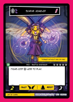 Scarab Jeweler — The Bug-inning: 1st Edition #058/110 · Shard Bugs