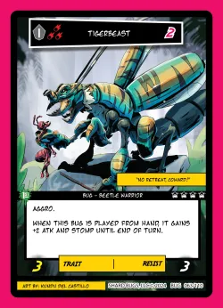Tigerbeast — The Bug-inning: 1st Edition #063/110 · Shard Bugs