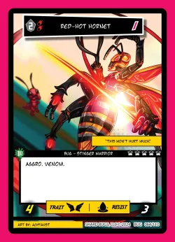 Red-Hot Hornet — The Bug-inning: 1st Edition #064/110 · Shard Bugs
