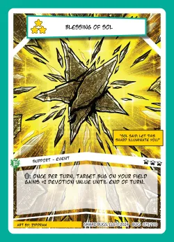 Blessing of Sol — The Bug-inning: 1st Edition #075/110 · Shard Bugs
