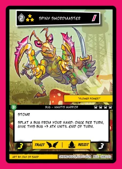 Spiny Swordmaster — The Bug-inning: Standard Edition #008/110 · Shard Bugs