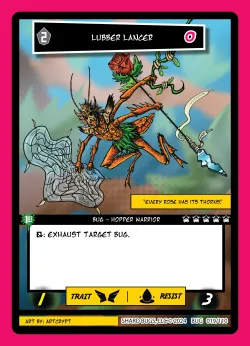 Lubber Lancer — The Bug-inning: Standard Edition #019/110 · Shard Bugs