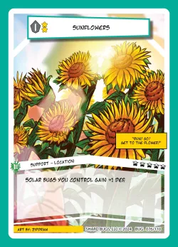 Sunflowers — The Bug-inning: Standard Edition #076/110 · Shard Bugs