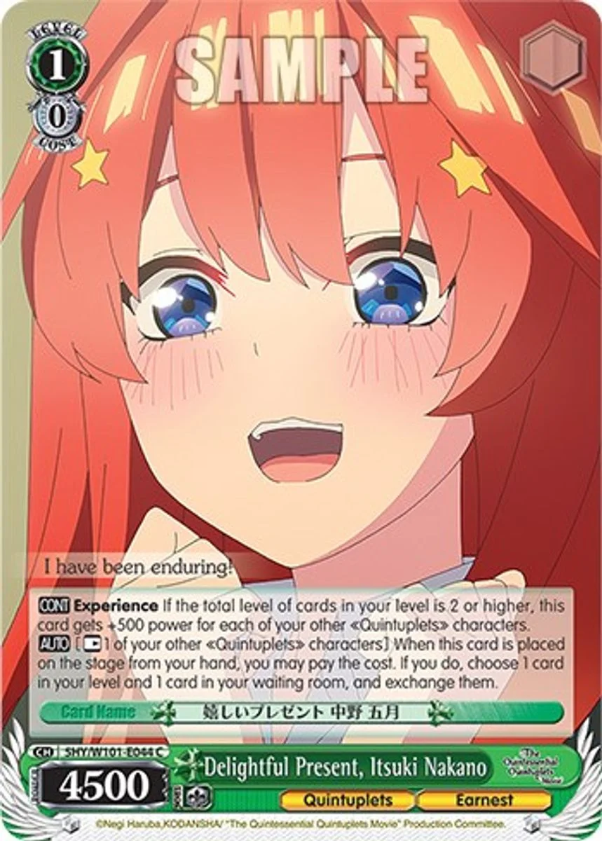Delightful Present, Itsuki Nakano 「5HY/W101-E044」「EN」