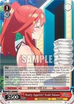 Hearty Appetite? Itsuki Nakano 「5HY/W101-E061」「EN」