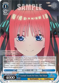 Gratitude Towards Her Father, Nino Nakano 「5HY/W101-E093」「EN」