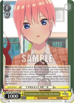 The Quintuplets After 5 Years, Ichika Nakano 「5HY/W101-E101」「EN」