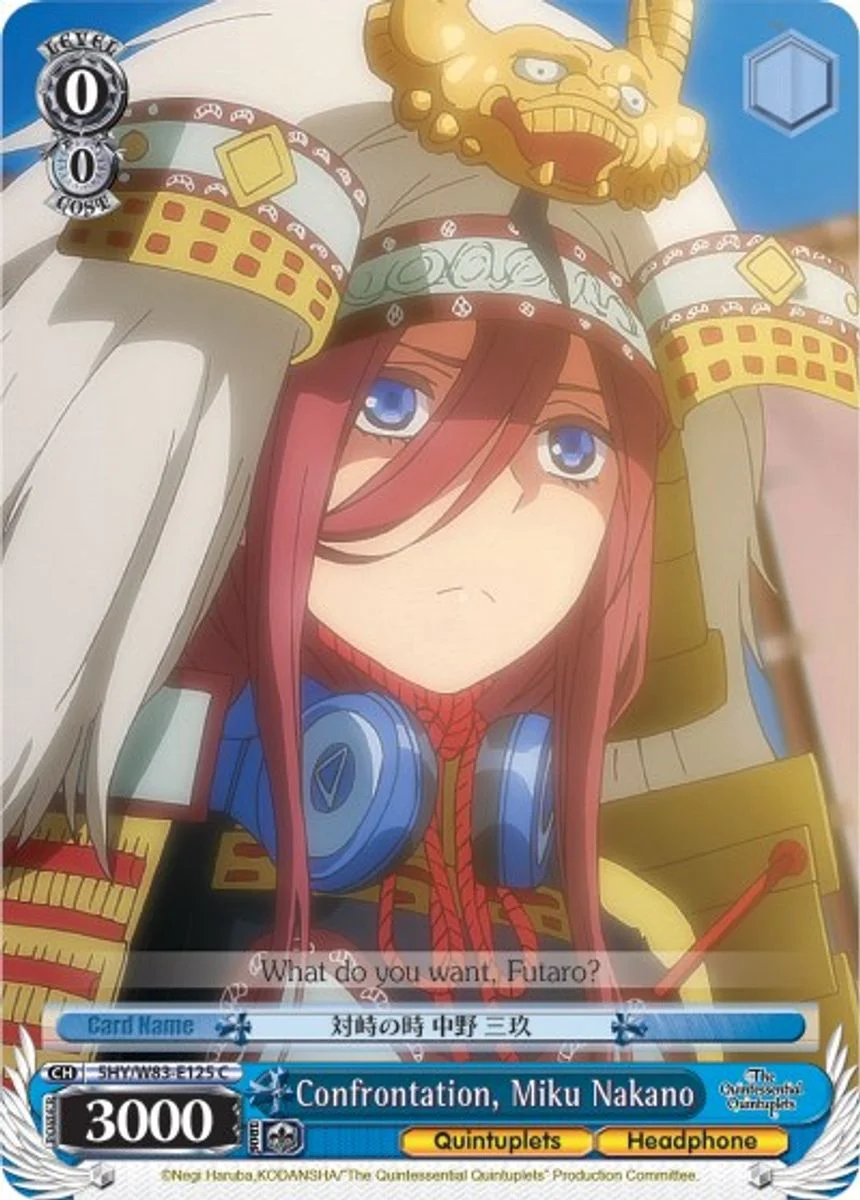 Confrontation, Miku Nakano 「5HY/W83-E125」「EN」