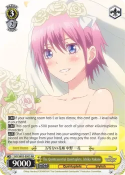 The Quintessential Quintuplets, Ichika Nakano #5HY/W83-E003 · Weiss Schwarz