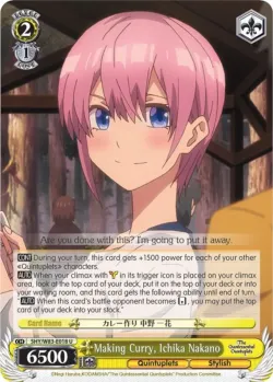 Making Curry, Ichika Nakano #5HY/W83-E018 · Weiss Schwarz
