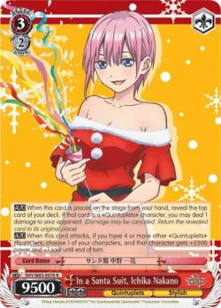 In a Santa Suit, Ichika Nakano #5HY/W83-E076 · Weiss Schwarz