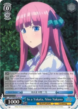 In a Yukata, Nino Nakano 「5HY/W83-E116」「EN」
