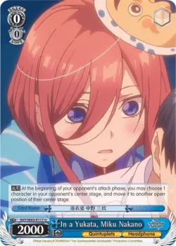 In a Yukata, Miku Nakano 「5HY/W83-E117」「EN」
