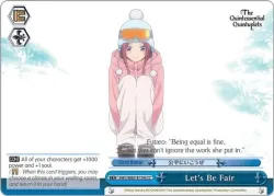 Let's Be Fair 「5HY/W83-E134」「EN」