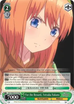 For the Reward, Yotsuba Nakano 「5HY/W83-E137」「EN」