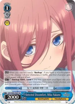 Detected Discomfort, Miku Nakano 「5HY/W83-TE47」「EN」