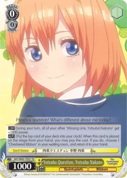 Yotsuba Question, Yotsuba Nakano 「5HY/W83-TE55」「EN」