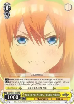 Face of Her Sisters, Yotsuba Nakano 「5HY/W83-TE56」「EN」