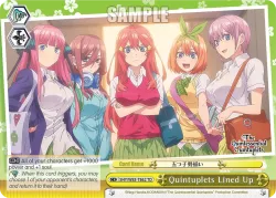 Quintuplets Lined Up 「5HY/W83-TE62」「EN」