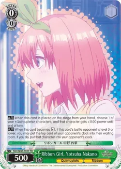 Ribbon Girl, Yotsuba Nakano 「5HY/W83-TE63」「EN」