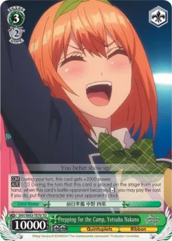 Prepping for the Camp, Yotsuba Nakano 「5HY/W83-TE70」「EN」