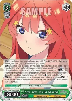 New Year, Itsuki Nakano #5HY/W90-E026 · Weiss Schwarz