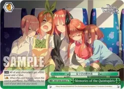 Memories of the Quintuplets #5HY/W90-E048 · Weiss Schwarz