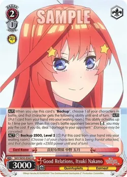 Good Relations, Itsuki Nakano 「5HY/W90-E063」「EN」
