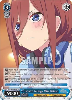 Devoted Feelings, Miku Nakano 「5HY/W90-E082」「EN」