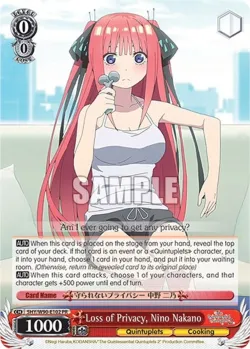 Loss of Privacy, Nino Nakano 「5HY/W90-E102」「EN」