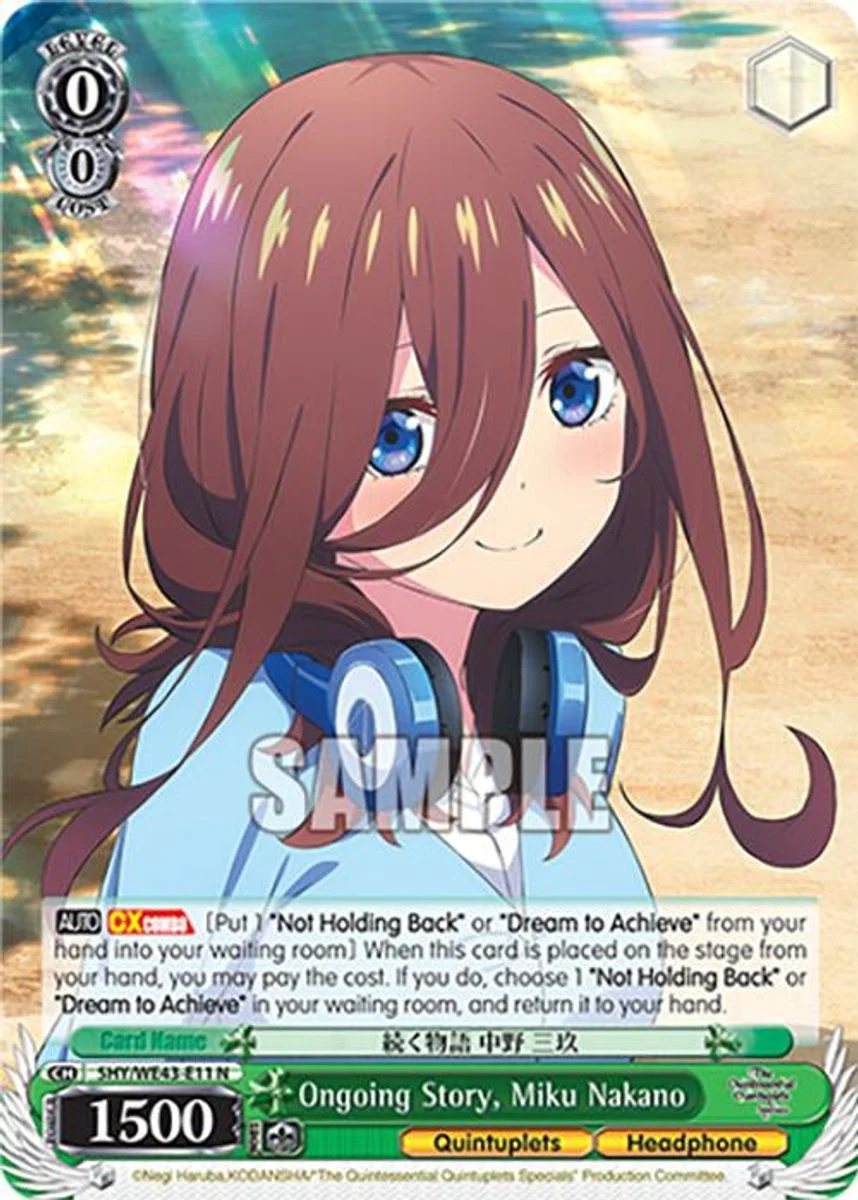 Ongoing Story, Miku Nakano 「5HY/WE43-E11」「EN」