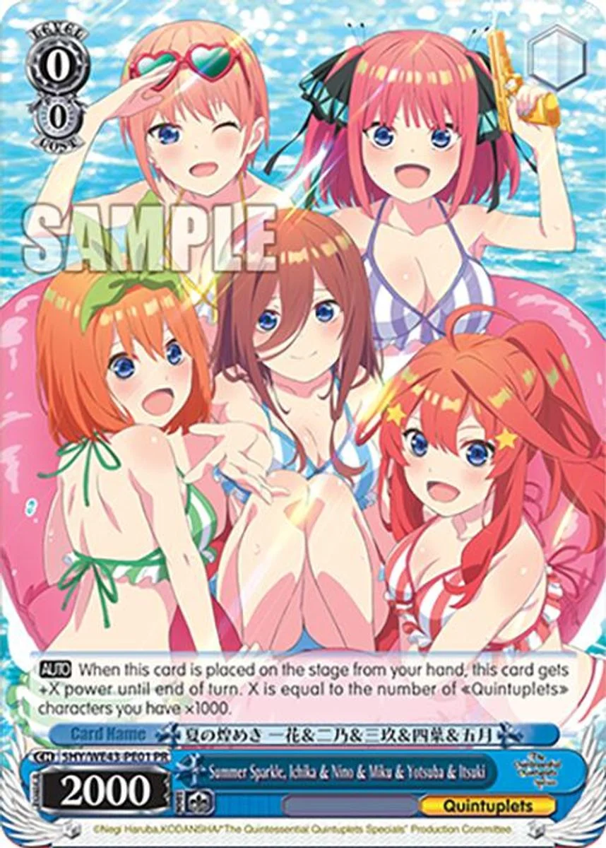 Summer Sparkle, Ichika & Nino & Miku & Yotsuba & Itsuki 「5HY/WE43-PE01」「EN」