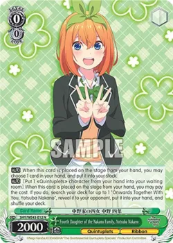 Fourth Daughter of the Nakano Family, Yotsuba Nakano 「5HY/WE43-E12」「EN」