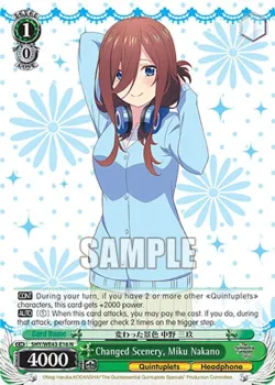 Changed Scenery, Miku Nakano 「5HY/WE43-E16」「EN」
