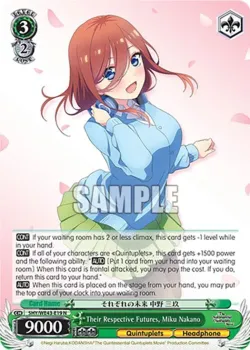 Their Respective Futures, Miku Nakano 「5HY/WE43-E19」「EN」