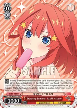 Enjoying Summer, Itsuki Nakano 「5HY/WE43-E25」「EN」