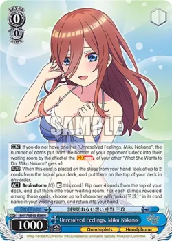 Unresolved Feelings, Miku Nakano 「5HY/WE43-E38」「EN」