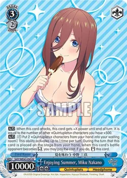 Enjoying Summer, Miku Nakano 「5HY/WE43-E45」「EN」