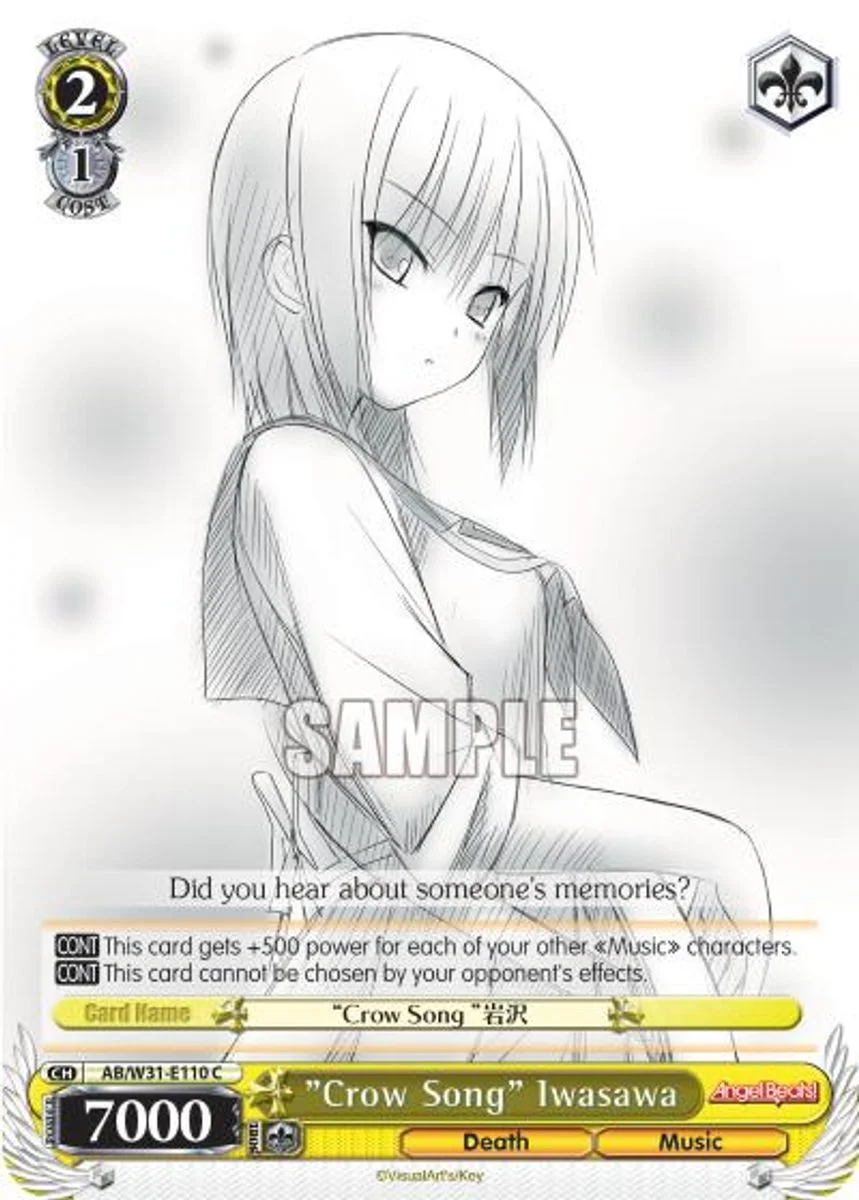 "Crow Song" Iwasawa 「AB/W31-E110」「EN」