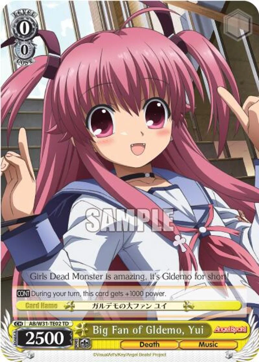 Big Fan of Gldemo, Yui 「AB/W31-TE02」「EN」