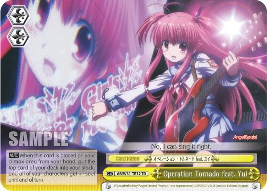 Operation Tornado feat. Yui 「AB/W31-TE12」「EN」